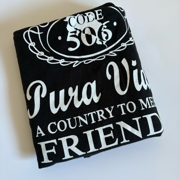 Black Costa Rica Graphic Tank Top - Picture 4 of 5